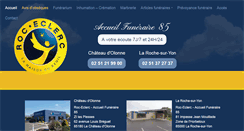 Desktop Screenshot of pompesfunebres-vendee.com